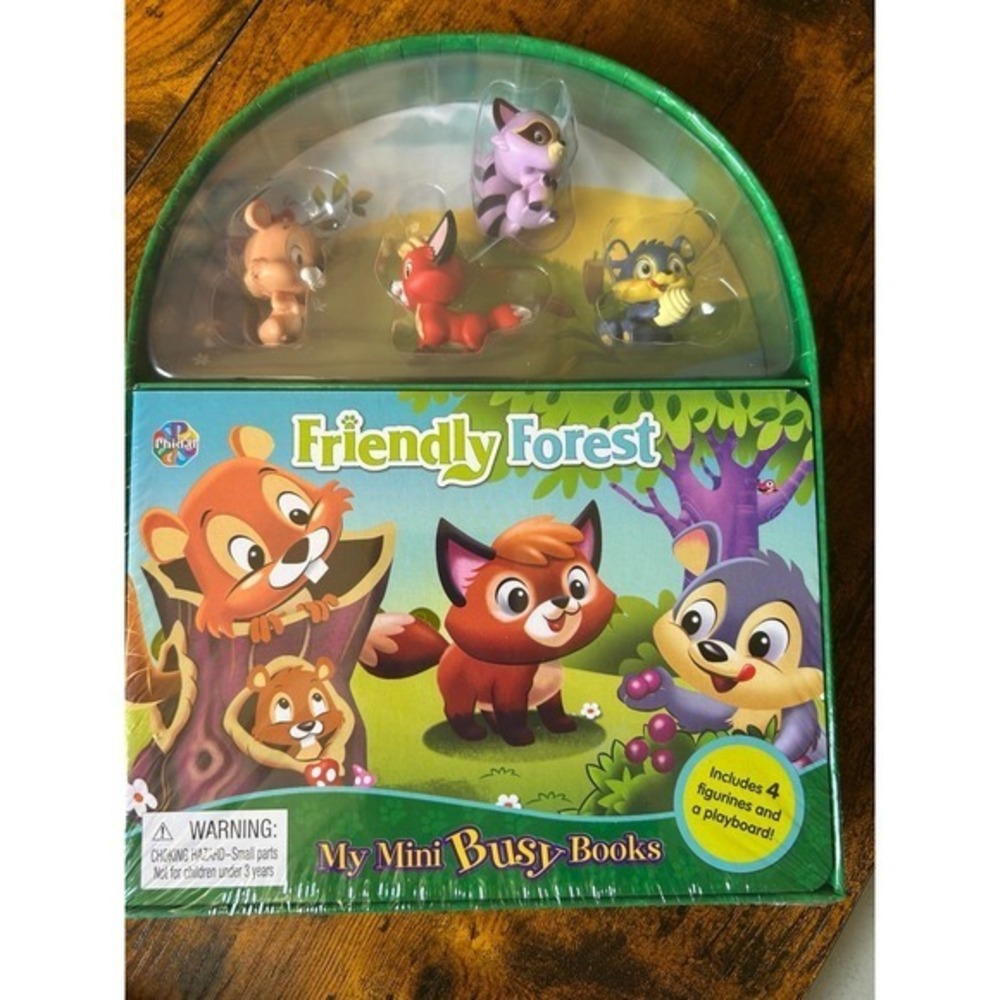 Friendly forest mini book with